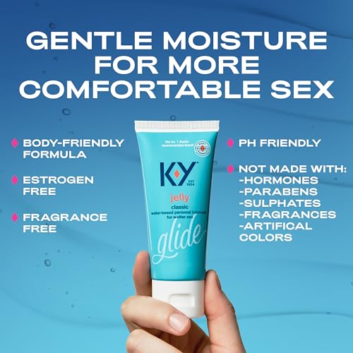 K-Y 1190490 Jelly Water Based Lube For Sex, Anal Lube, Non-Greasy Water Based Personal Lubricant, Ph Friendly Sex Lube Can Be Used thumb #3