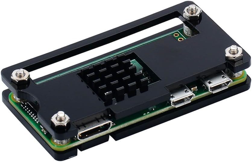 Raspberry Pi Zero 2 Case, Raspberry Pi Zero Case Kit with Pi Zero Heatsink for Pi Zero W 2 / W/Pi Zero 1.3 / Pi Zero WH (Black)-picture-19