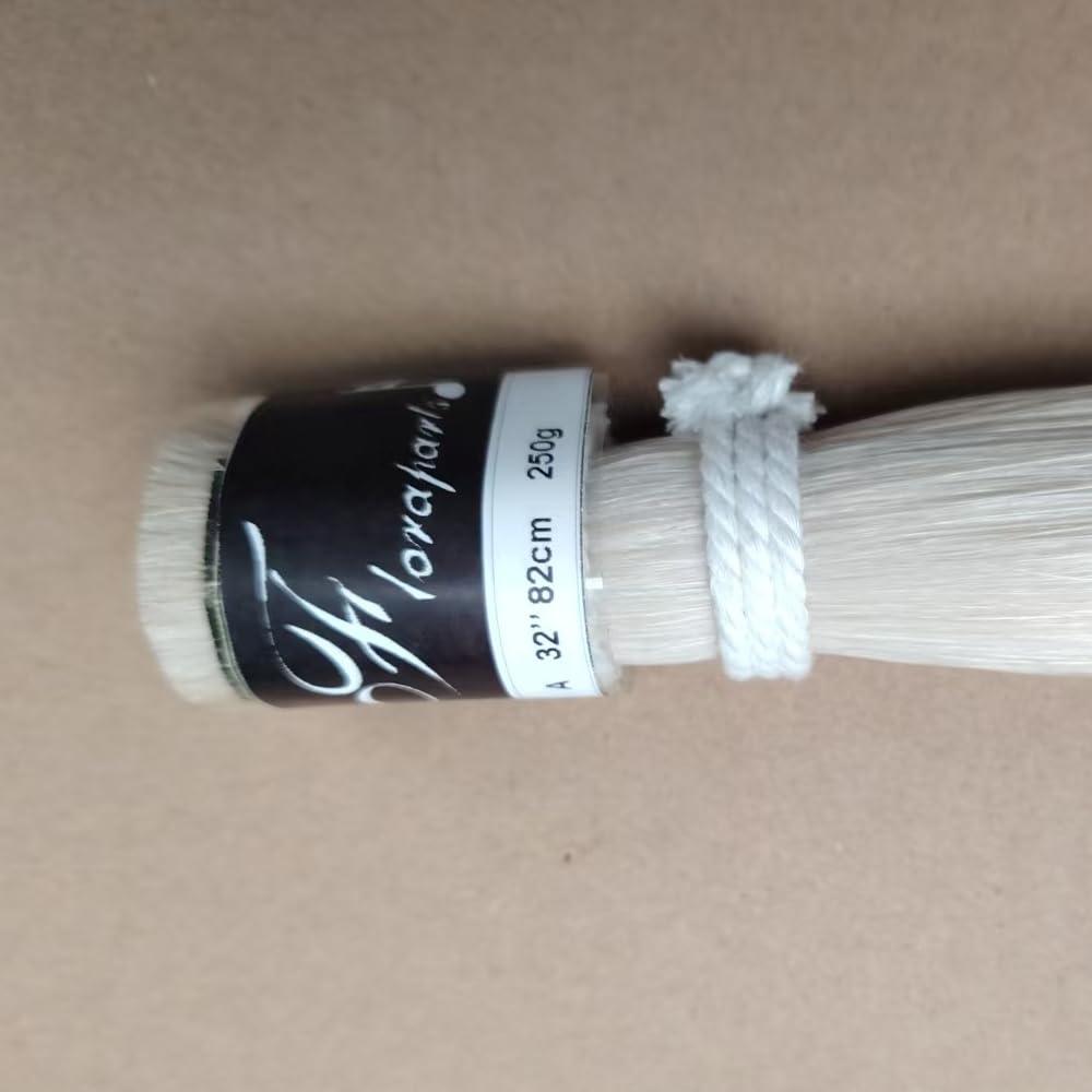 A 82cm 250g Mongolia Horse Hair Violin bow Natural Colour Unbleached 32 Inch Length for 4/4 Violin Viola Cello