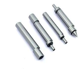 Buyohlic 4-Piece Tool Steel Edge Finder Set EF-130, EF-132, EF-133, EF-134 for Precision Milling & CNC
