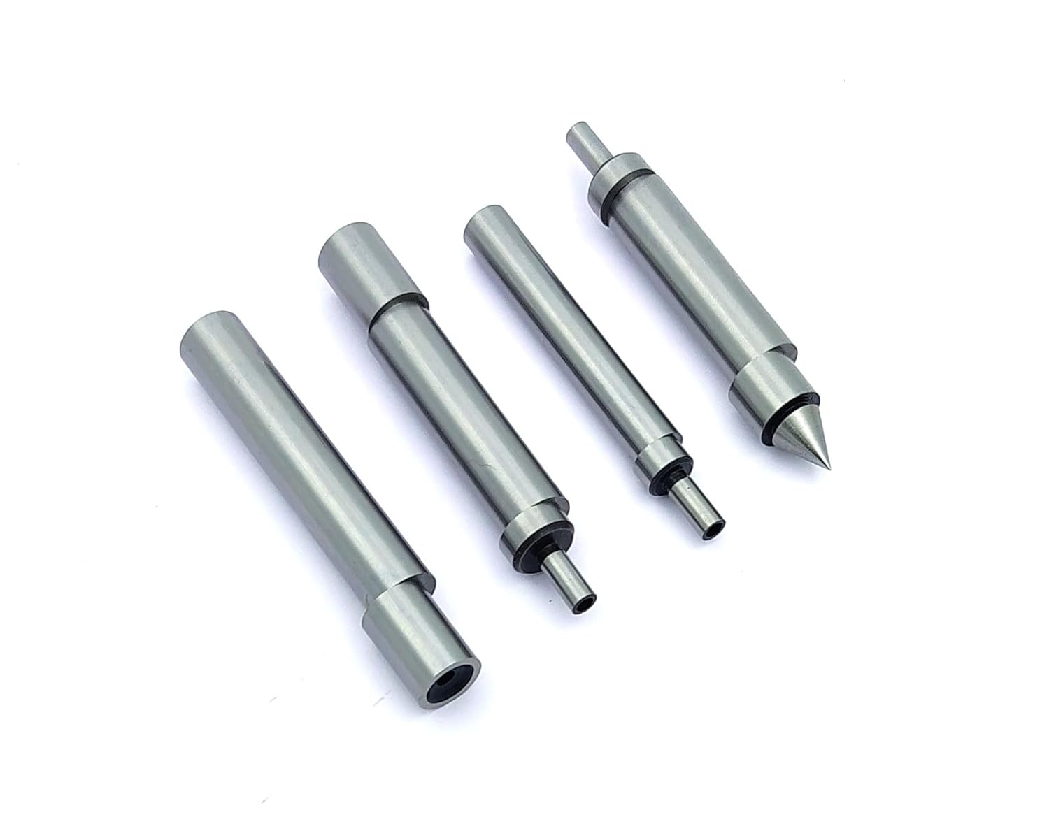Buyohlic 4-Piece Tool Steel Edge Finder Set EF-130, EF-132, EF-133, EF-134 for Precision Milling & CNC
