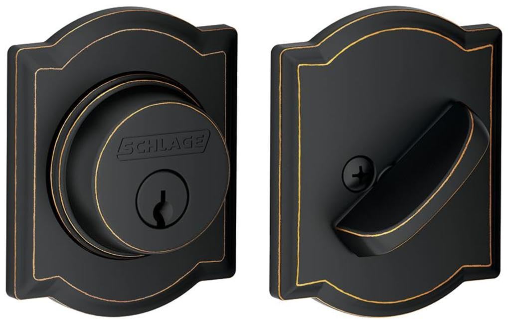 ●最終値下げ◆キャメロットCAMELOT ◆ＰＭ－６００◆高音質アップ◆銘機受賞 Schlage B60 N CAM 716 Deadbolt with Camelot Trim, Keyed 1 Side