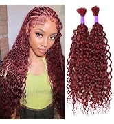 99J Water Wave Human Braiding Hair No Weft 100g (1Pack-2Bundles) 100% Unprocessed Virgin Human Ha...