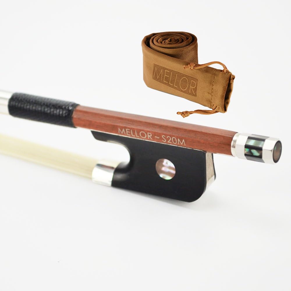Amazon | 純銀製 フェルナンブコ ビオラ弓 Pernambuco viola bow