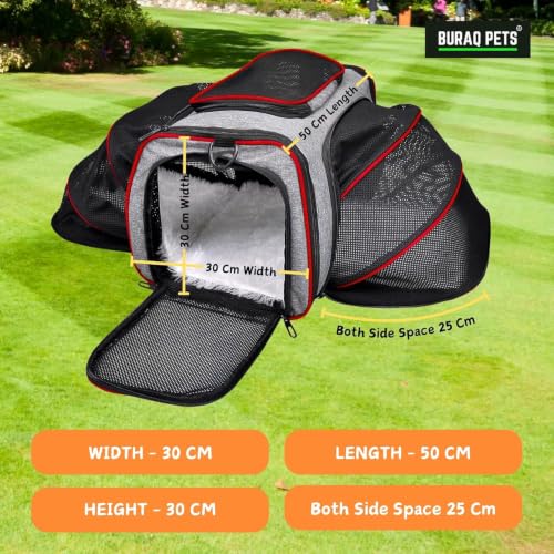 Image of BURAQ Astronaut Space Transparent Capsule Breathable Airline-Approved, Ventilate Transparent Carrier Backpack with Leash for Travel (Green)