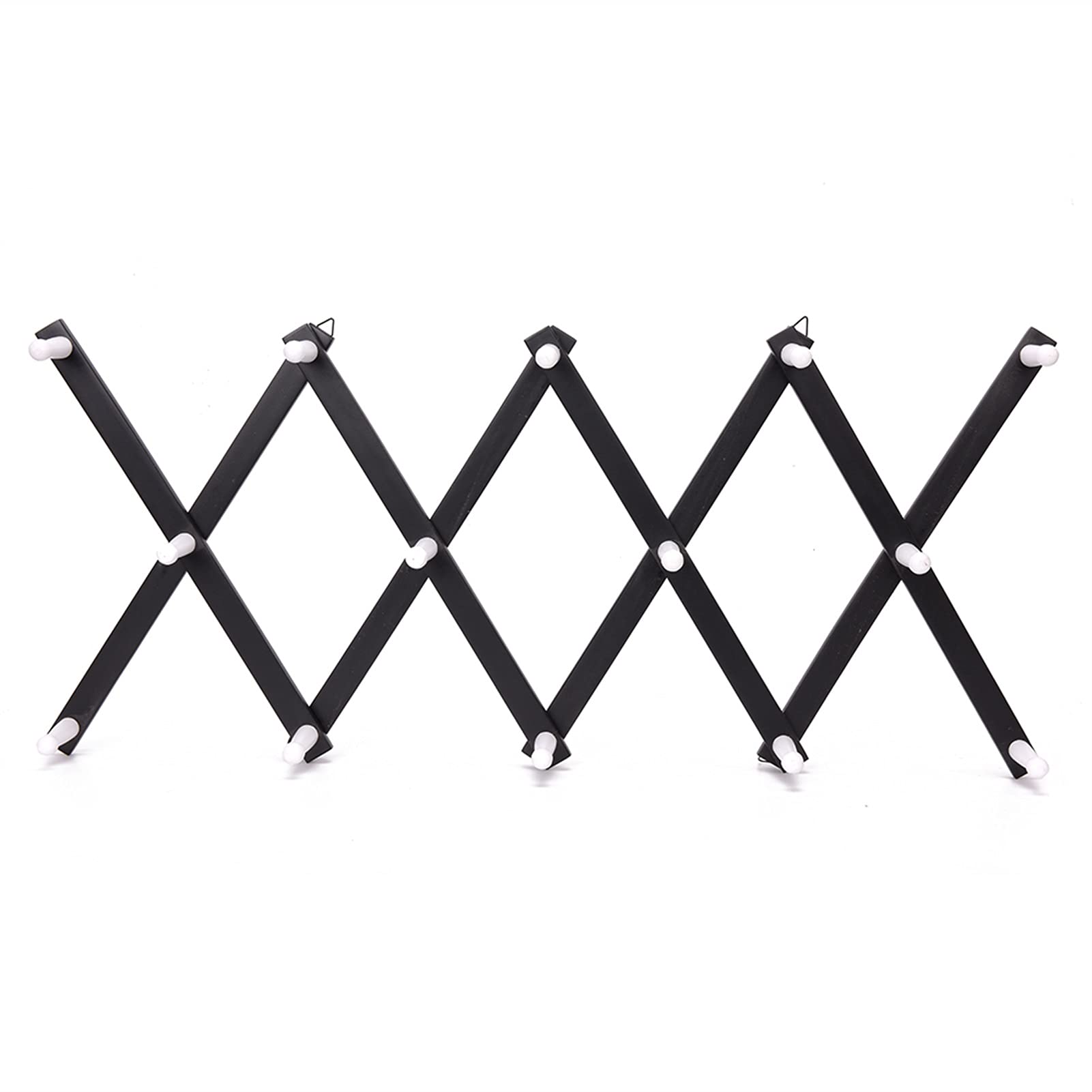 SEJAS Porte Manteau Mural Avec 6 Crochets, Patères Porte Manteaux En Bois Massif Crochet Mural Pour Serviettes Chapeau, Bureau De La Chambre, Cuisine, Sall, Bain