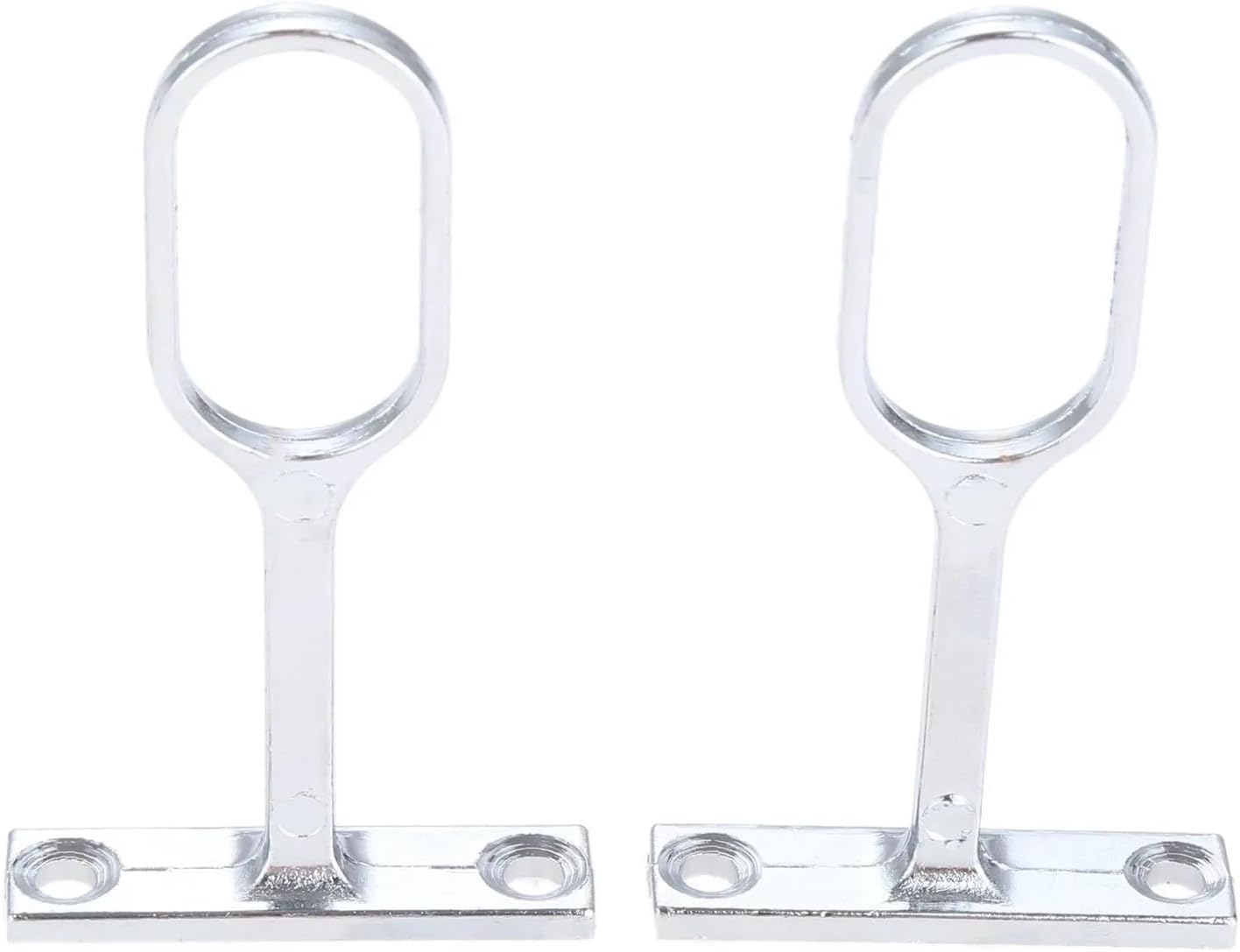 Closet Rod Brackets 20Pcs Wardrobe Rail Support Clothes Hanging Bar Bracket Tube Furniture Hardware Accessories for Closet Bathroom