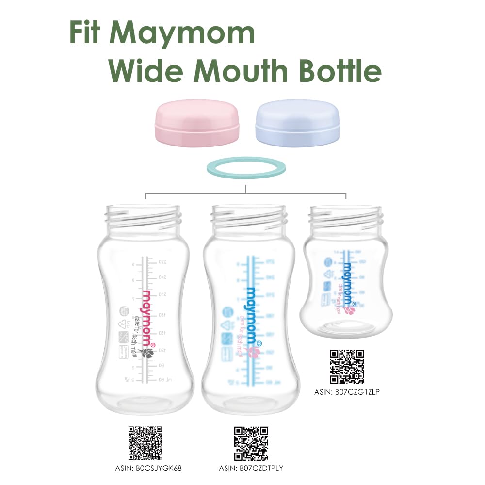 Maymom O-Ring di Tenuta per Biberon, Set da 6 Pezzi