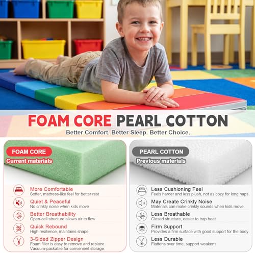 Image of Wesiti Kid Nap Mats for Preschool Daycare Folding Mat