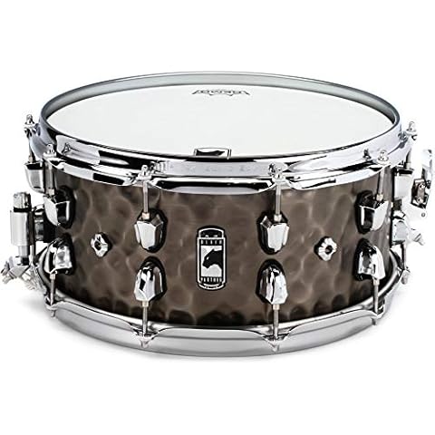 Mapex Black Panther Persuader Snare Drum - 6.5 x 14-inch, Hammered Brass Cover
