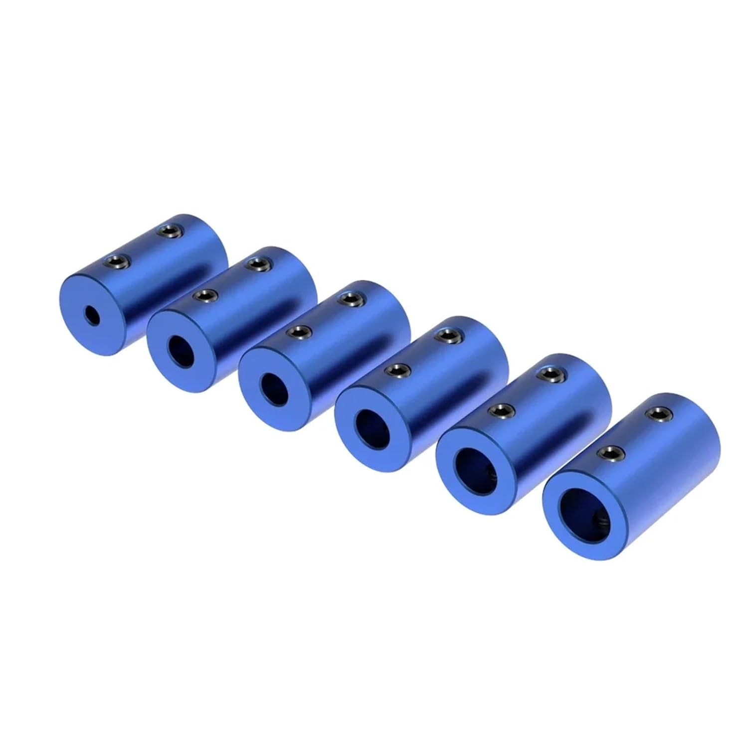 D14L25 Aluminum Alloy Couplings Bore 3/3.17/4/5mm Blue Flexible Shaft Coupler Motor Part 1Pcs(6mm to 7mm)