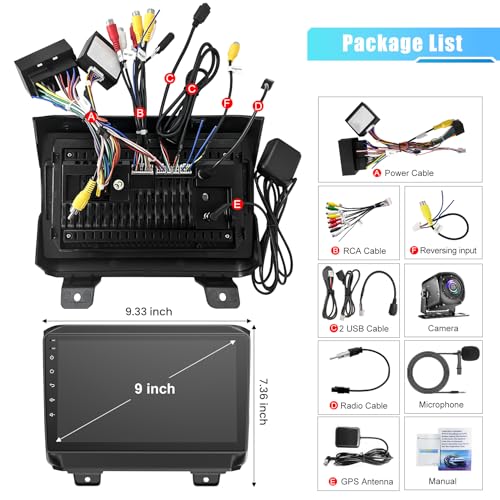 Radio para Jeep Wrangler JL 2018-2021 y Gladiator JT 2020-2021 miniatura 7