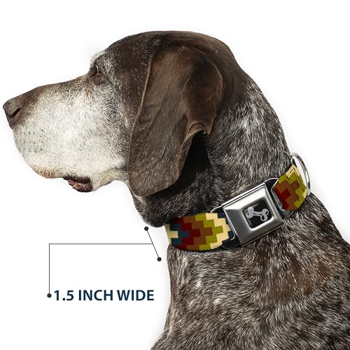 Collier pour chien Geometric4 os taille medium réglable de 11 à 43 cm - 8