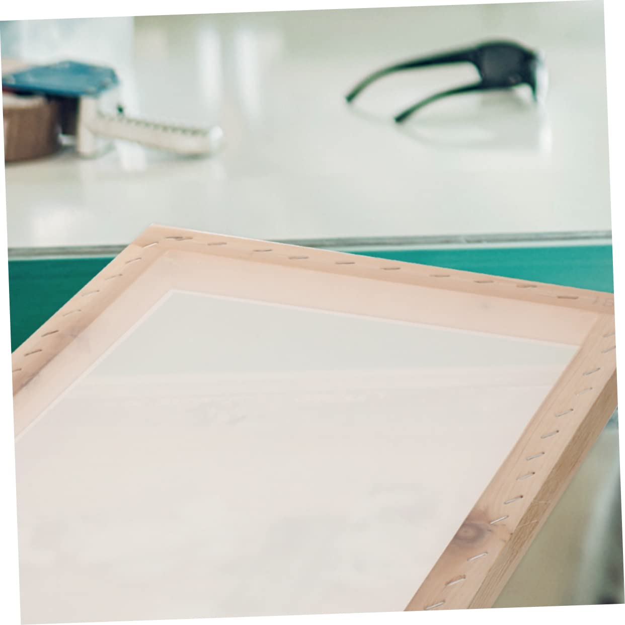 Artibetter Set di Racla per Serigrafia Manico in Legno, 1 Pezzo | Accessorio per Stampa su Tessuto e Grafica, Bordi Arrotondati, Compatto e Pratico, Facile da Riporre