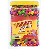 Ⓢт@𝕣𝓑𝕦ᖇ𝓼𝓉Ⓢ - Easter Jelly Bean Candy Large Bucket (54oz)– Assorted Fruity Flavors in Soft, Chewy Jelly Beans – Bulk Resealable Jar for Easter Baskets, Candy Buffet, Egg Hunts, & Treats - JellyBeans