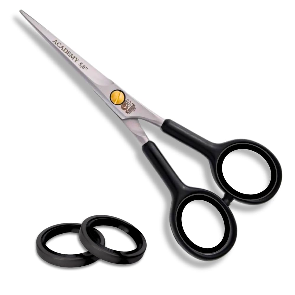 Cerena® – Friseurschere Academy aus Edelstahl mit einseitiger Mikroverzahnung – Haarschere Solingen, Haarschneideschere, 5,5" - 14 cm