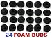 Produktbild 24 Stück Schaumstoff Ohrhörer Ohrpolster Ersatz Schwamm AbdeckungenKopfhörer Ohrstöpsel Schwamm Set (24 Packs 15mm-18mm)
