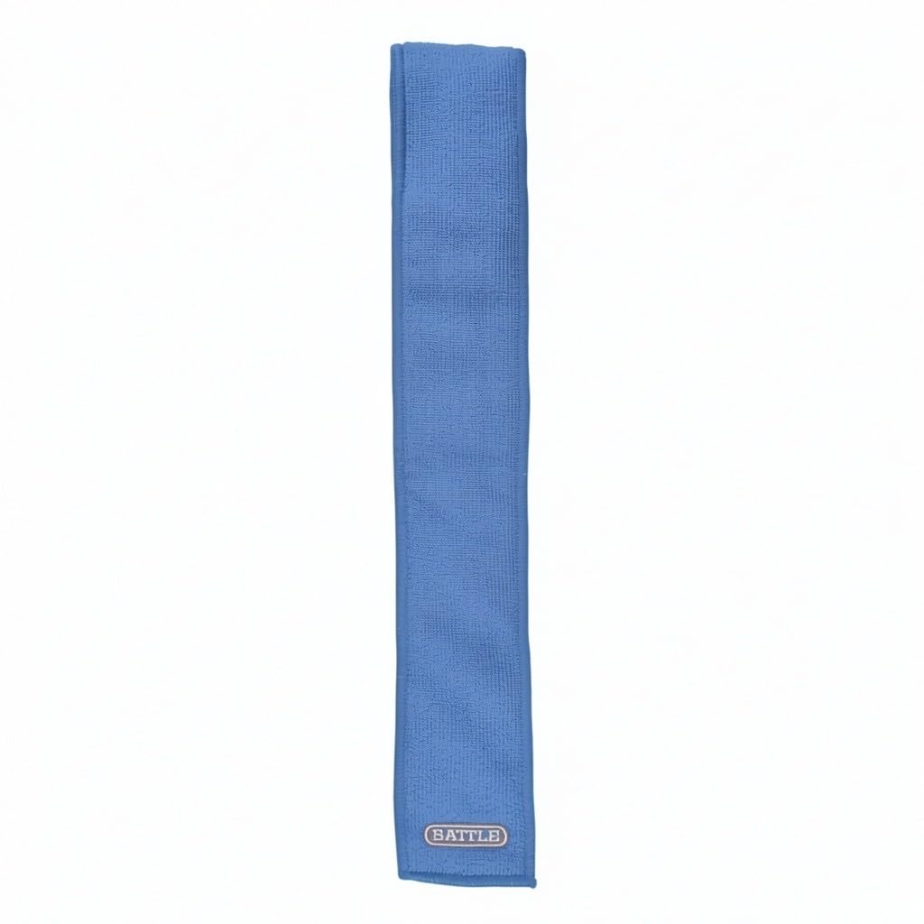 Battle Football Streamer Towel, Thin Sports Towel, Dries Hands & Football Accessories (Columbia Blue)