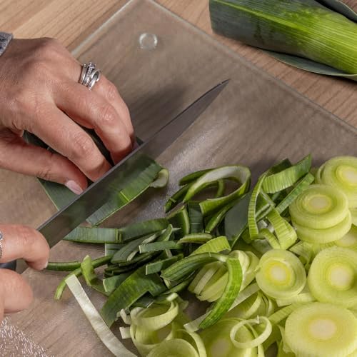 YöL Tempered Glass Worktop Protector - Textured Frosted Non-Slip Chopping Board for Kitchen Use - Image 2