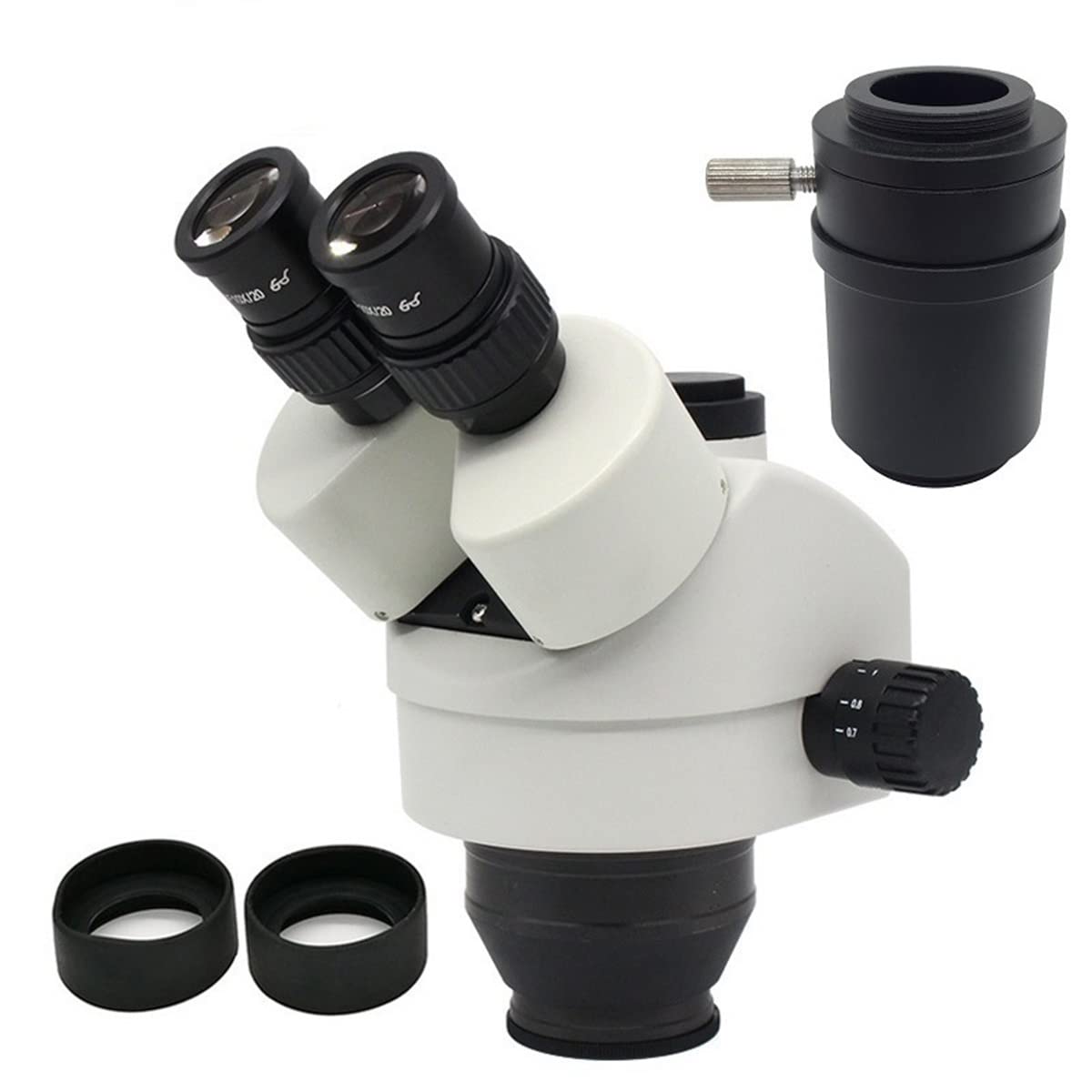 Microscopio 2. 0x 40x 7-45x. Ingrandisci Wf10x. Oculare, testa microscopio stereo binoculare monoculare simul-focal(7X-45X Simul-focal)