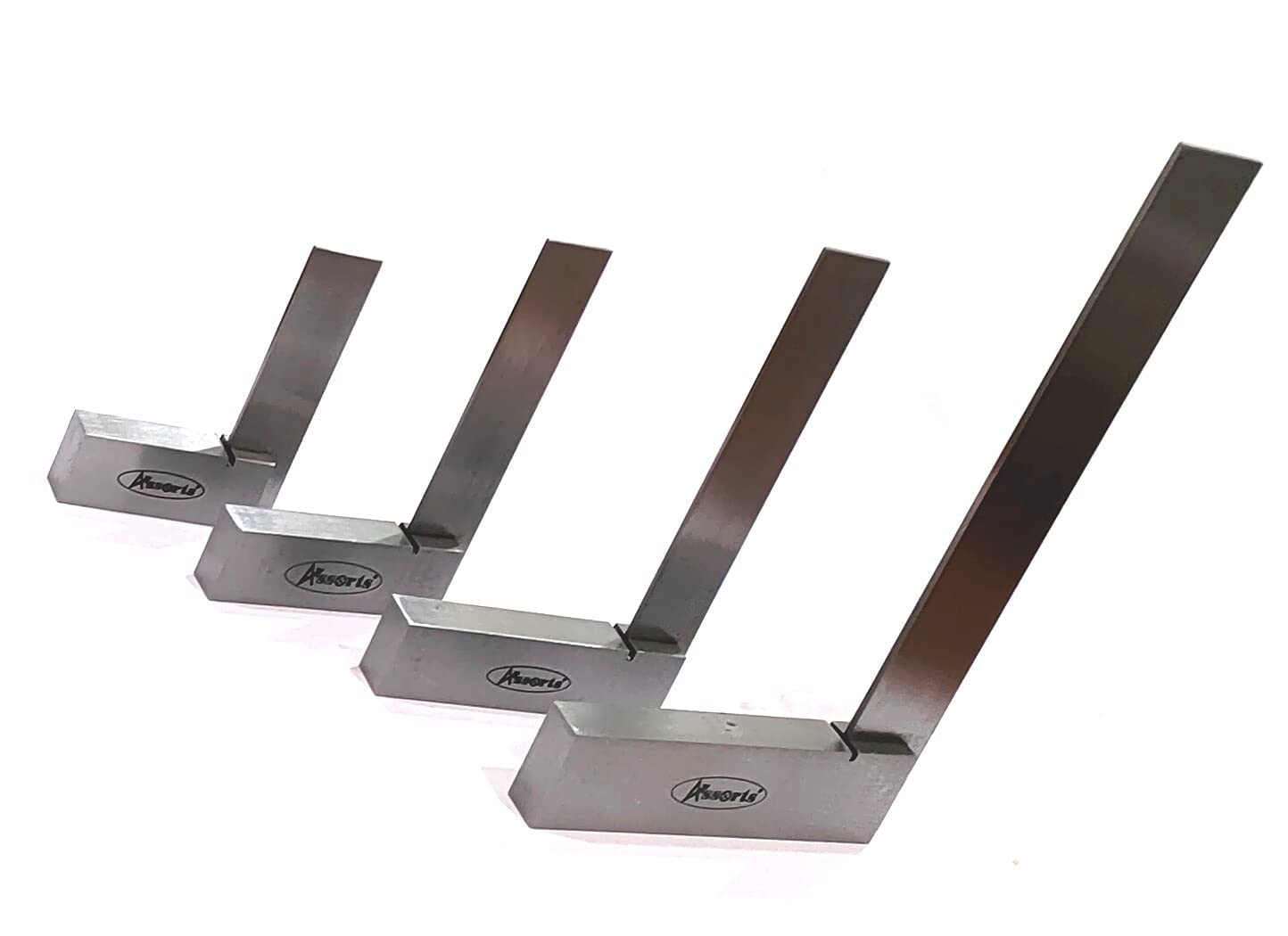 Buyohlic Machinist Try Square DIY General Woodworking clamp Workshop Machine Tools ((Set of All 4 Sizes), (Set of All 4 Sizes))