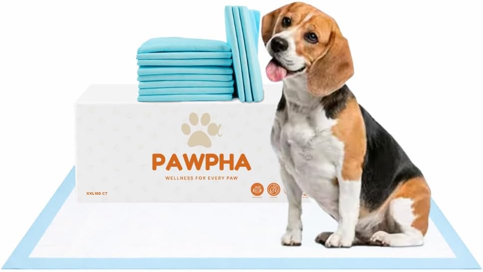 UltraCare Superabsorbent Leak Proof Odor Free Pet Friendly Puppy Pads, Best Potty-Training Disposable Pads, Gentle on Paws Pads XXL 100 XX Large 30x36 100 Count
