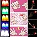 sumrica Magic LED Finger Lights Tricks Finger Light Thumbs Light Finger Prank Toy Tool for Perform Halloween (Blue, Junior x 3PC & Adult x 3PC)