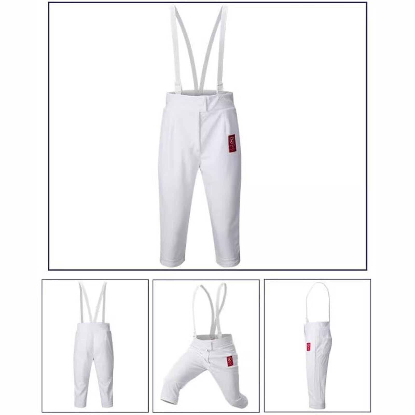 Fechtanzug 3-teiliges Sets 350N Anti-Dorn-Stoff Fechttrainingskleidung Fechttrainingsanzug (Hose/Jacke/Weste) für Rechtshändige Fechter
