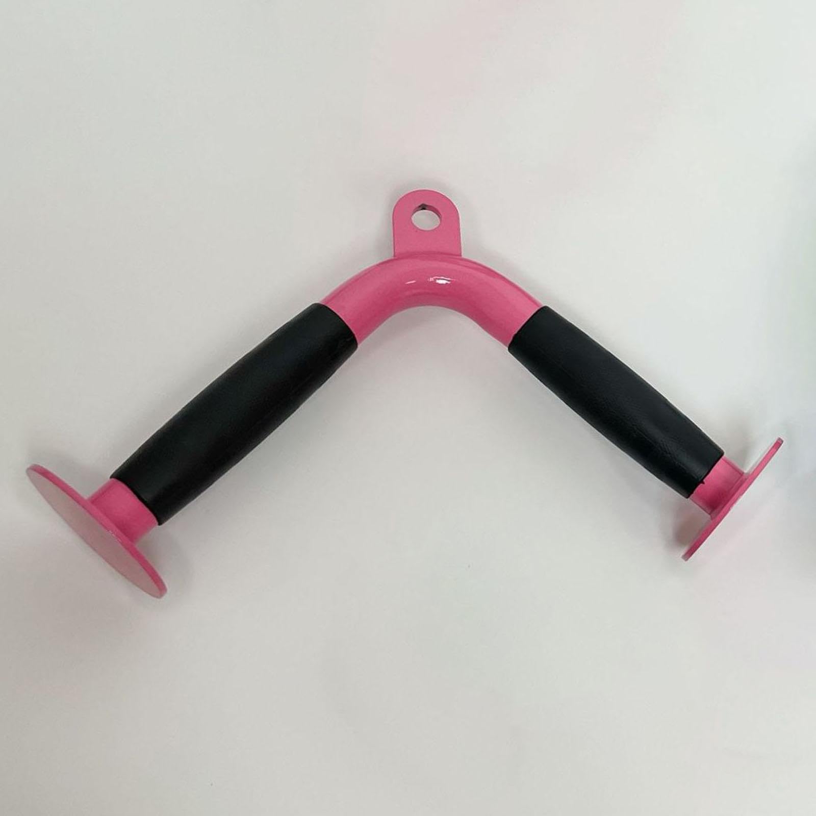 V Bar Attachment Mango de Acero para Entrenamiento de Fuerza con Diseño Antideslizante y Forma Ergonómica Adecuado para Gimnasios en Casa y Centros