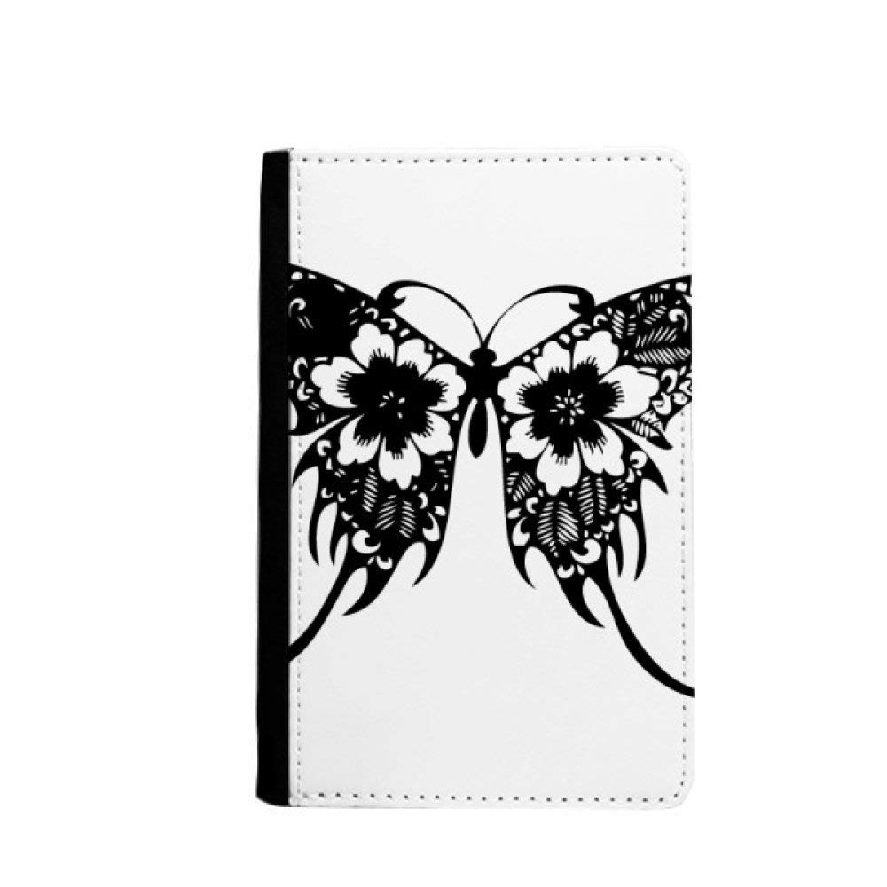 Portefeuille de voyage papillon et ailes florales de style chinois - 4
