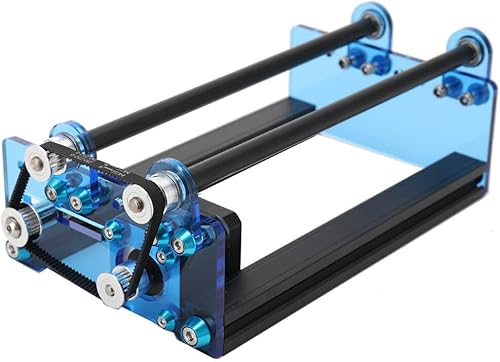 WEBCAB Rodillo giratorio láser, grabador láser eje Y rodillo rotatorio módulo de grabado eje 360 giratorio, máquina grabadora para grabar objetos