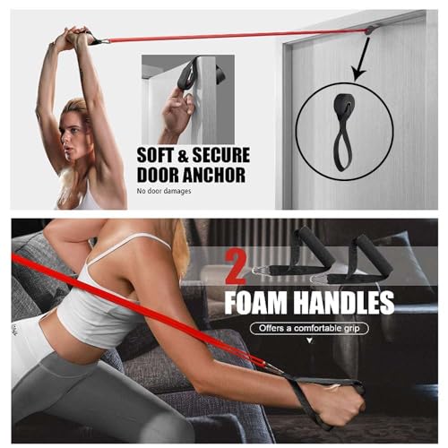 Image of Pull-Up Bands Resistance-Bands Exercise-Bands - Pull up Assistance Bands Workout Bands Resistance for Women Long Resistance Bands Resistance Loop Bands Perfect for Gym Home or Travel