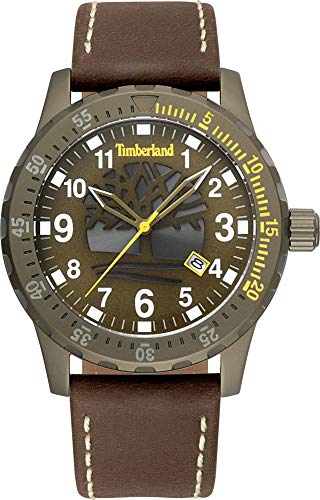 Montre Timberland CLARKSBURG TBL15473JLK.53 pour homme avec cadran marron et bracelet robuste