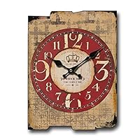 Amazon.co.jp: 壁掛け時計レトロ木製クリエイティブヴィンテージ時計壁