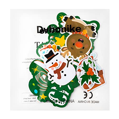 Dvbonike 20Pcs Christmas Refrigerator Magnets Waterproof Car Magnet Merry Christmas Car Decoration Including Xmas Tree Santa Reindeer Gingerbread Snowman Fridge Magnets For Holiday Party Supplies #TOP6