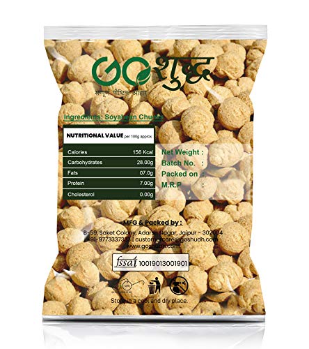 Image of Goshudh Soya Chunks 250 g | Soya Badi