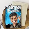 YUNGBLUD Birthday Card – Funny “Be Fookin Happy its ya birthday” Greeting with Reproduction Print | Retro Pop Rock Music Collectible for Men and Women | Alternative Rock #2