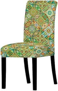 JPDP Funda de Silla Bohemia Estiramiento Elástico Asiento Fundas de Silla extraíbles y Lavables para Banquetes Hotel Comedor Oficina Silla Cubierta YT082-2