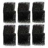 VALICLUD 6 Stück Katzenbrunnen Filter Ersatzschwamm für Trinkbrunnen Haustier Wasserfilter Schwammmaterial Langlebig und Einfach zu Wechseln