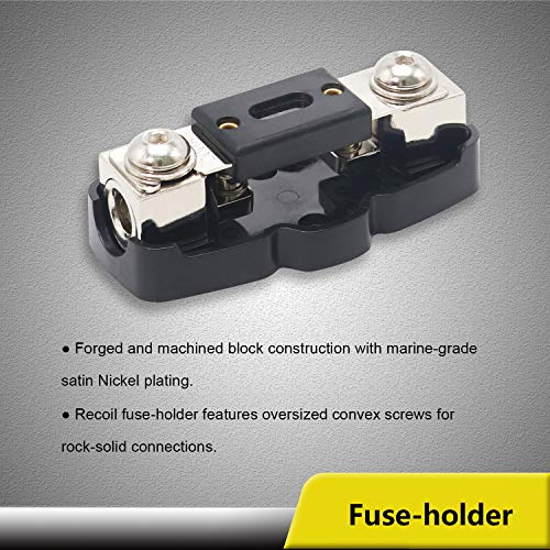 Recoil Rck0 True 0 Gauge Complete Cca Amplifier Wiring Kits With Ofc Rca Cable #TOP7