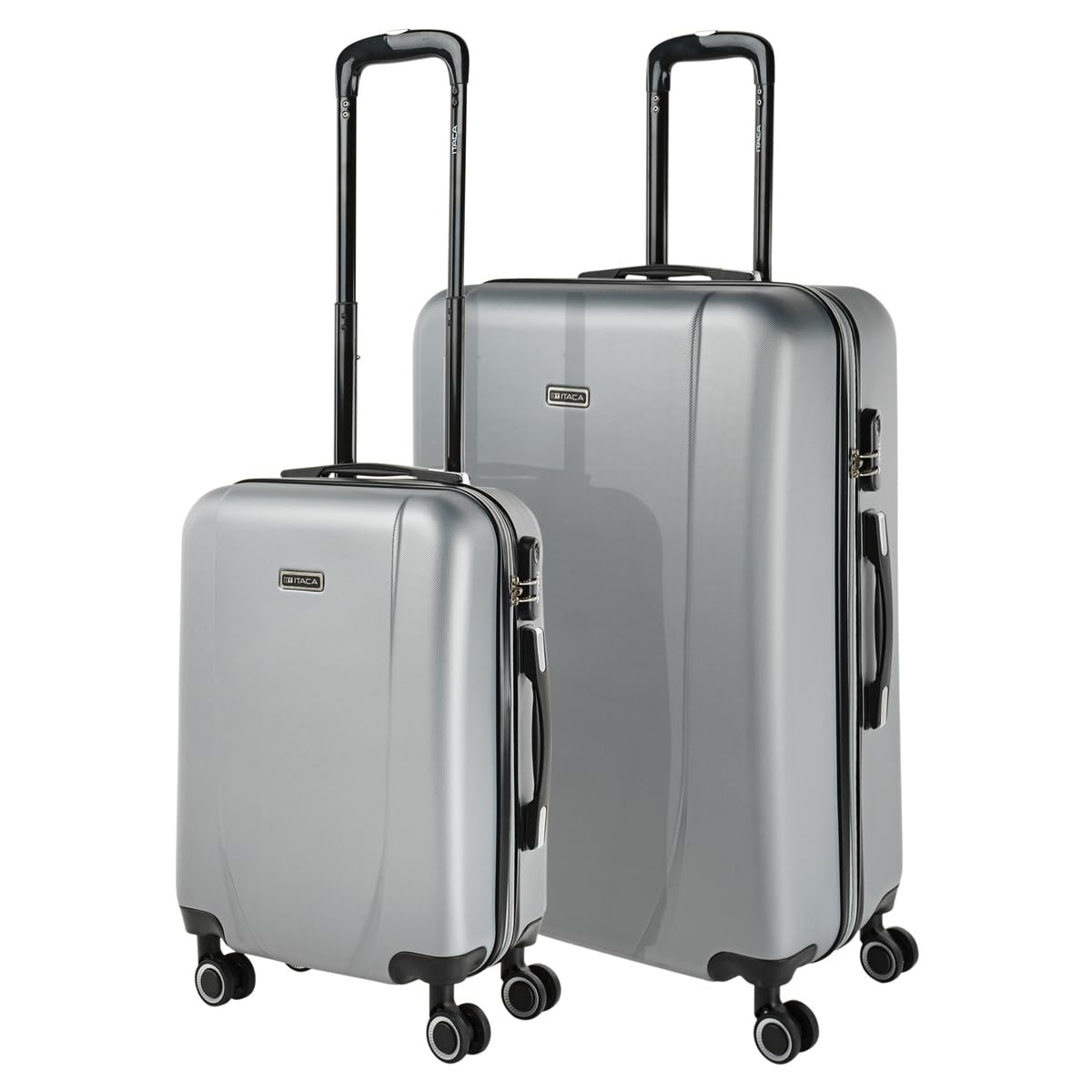ITACA - Maleta de Cabina 55x40x20 - Maletas De Viaje Cabina Rígidas Trolley con 4 Ruedas Dobles para Avion Ligera Equipaje De Mano Candado de Combinación. Compatible Ryanair, Verde Menta — view 98