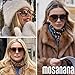 mosanana Trendy Oversized Big Aviator Retro 70s 2025 Sunglasses for Women Men Cute Vintage Fashion Large Pilot Shield Tortoise Gradient Brown Lens MS52478