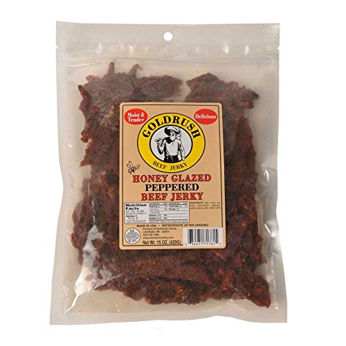 Gold Rush Premium Jerky 15 Oz. (Honey Peppered)