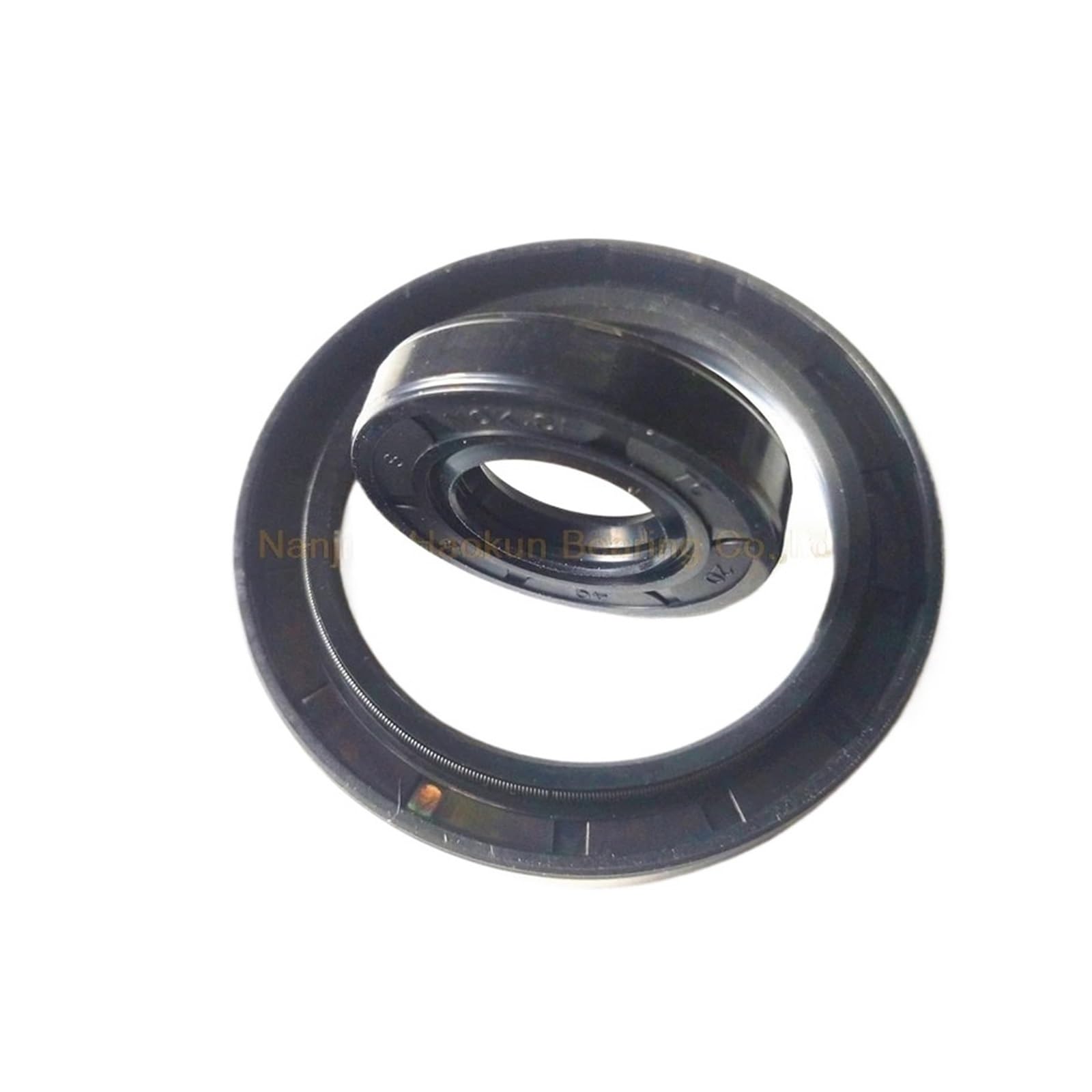 Bague d'étanchéité radiale 120x160x14 mm en nitrile avec double ressort pour arbre rotatif