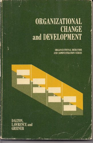 Organizational Change and Development 0256006067 Book Cover