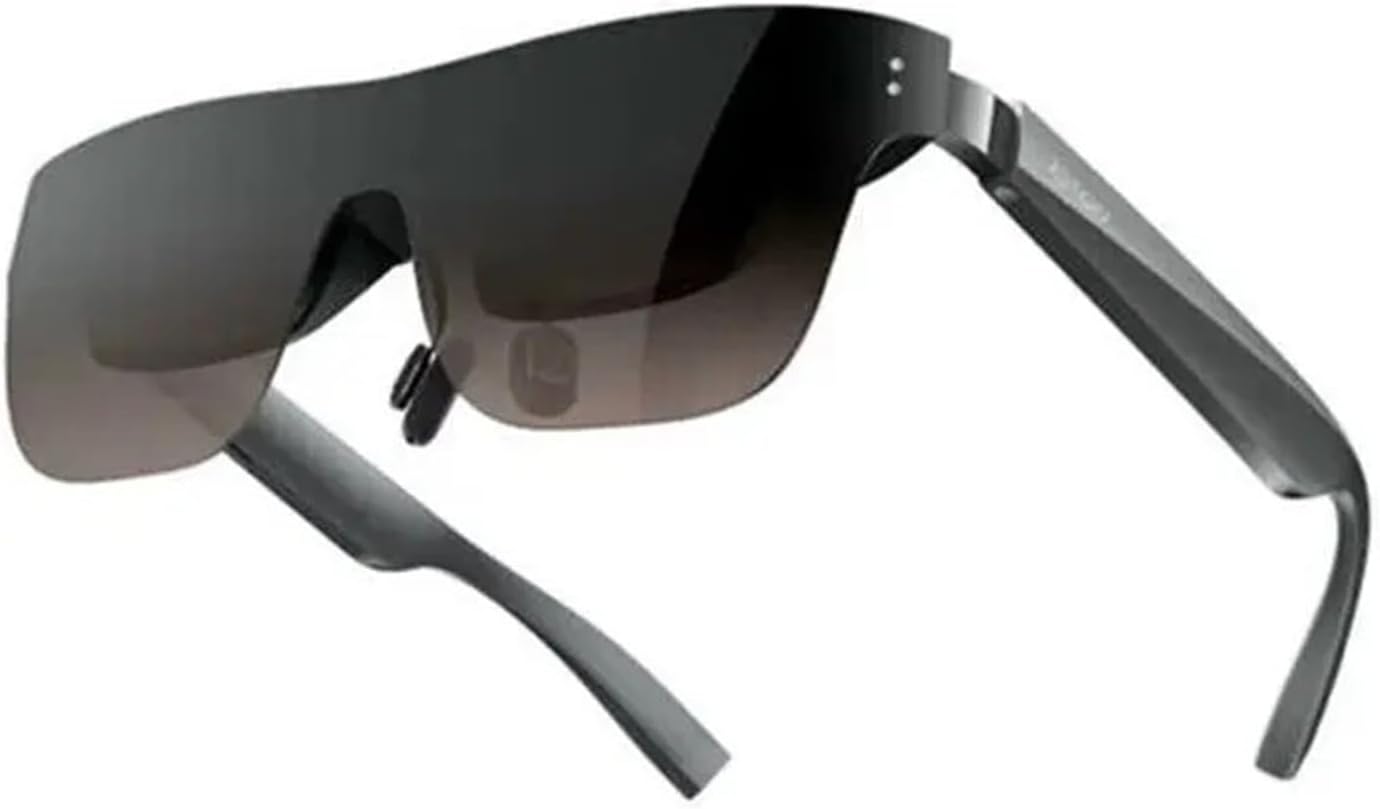 New StarV View AR Smart Glasses (Overseas Version), 0°~600° Myopia OLED USB-C PD Compatible for Iphone15&15pro 3D Max Private Cinema(Gray)