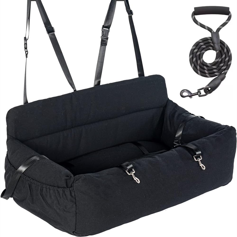 MIDAGAS Dog Car Seat, Detachable and Washable Pet Car Seat, Portable