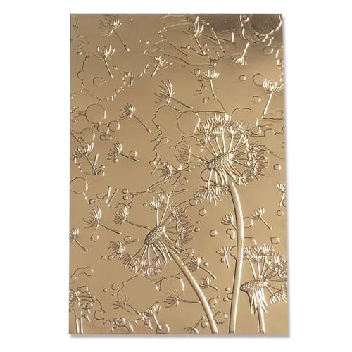 Sizzix Kath Breen 665001 Classeur de gaufrage Motif pissenlit Multicolore