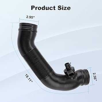 Engine Air Tube Intake Exhaust Hose Compatible with VW Caddy Jetta