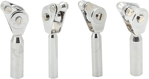 Miniatura 1 de Guía de rodillo de pesca de aleación de aluminio Punta superior caña de pescar caña de pescar doble polea Guía de punta de varilla para barco de mar